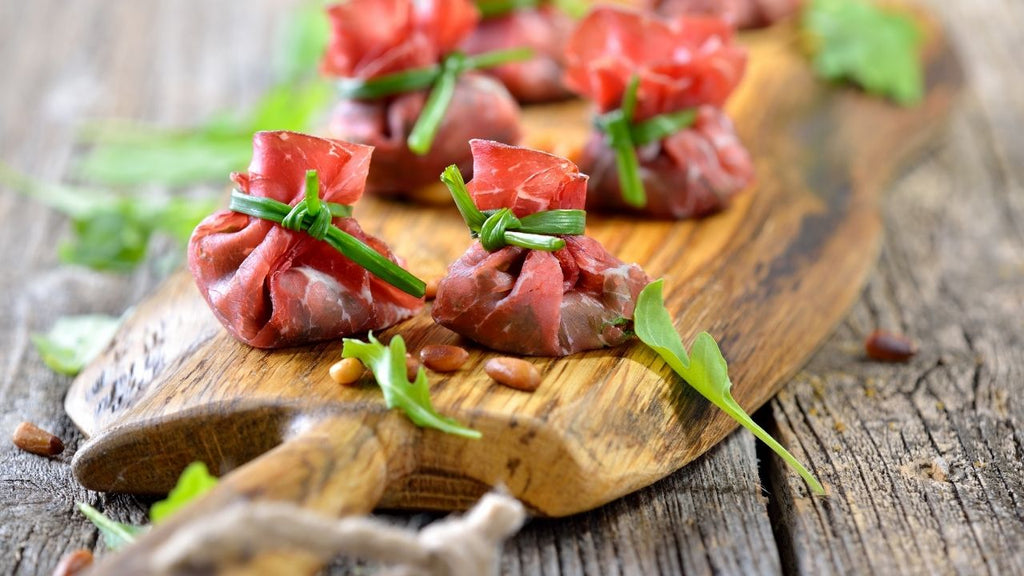 Receta de Saquitos de Cecina de León y Nueces