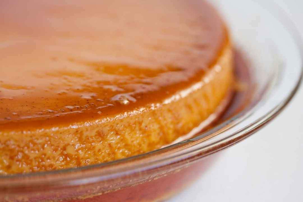Receta de flan de turrón