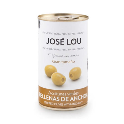 Aceitunas verdes rellenas de anchoa 350g