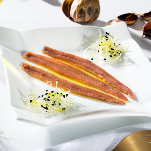 Anchoas del Cantábrico con Ajo y Perejil 50g