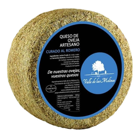 Queso Manchego de oveja al romero 250g