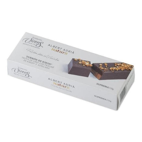 Kikos and Chocolate Nougat Turrón Adriá Natura 150g