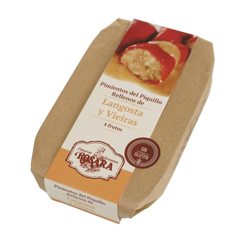 Piquillo peppers stuffed with lobster and scallops 250g