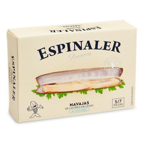 Premium Razor Clams from Galician Rias 5/7 115g